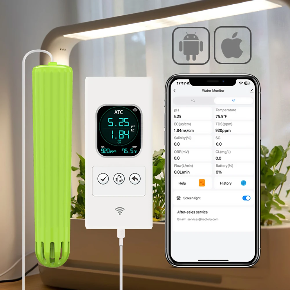 Urban Farming Garden - Kactoily 4-in-1 WiFi-Sensor Urban Farming Kit